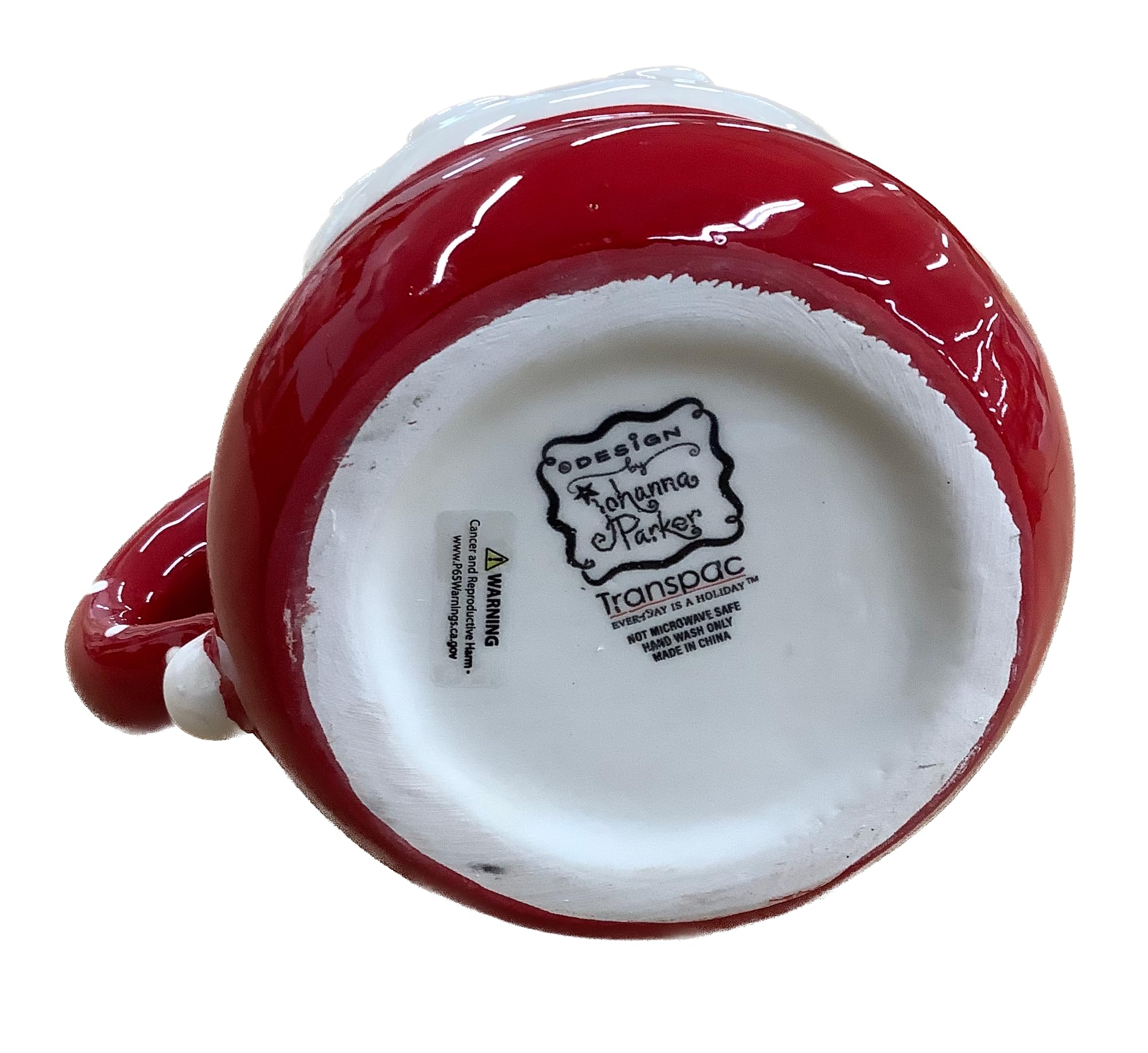 Amazon.com: Johanna Parker Ceramic Coffee Tea Mug, Christmas Red